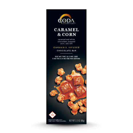 Caramel & Corn Cannabis Infused Chocolate Bar