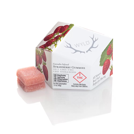 Cannabis Infused Gummies Assorted Strawberry Flavor
