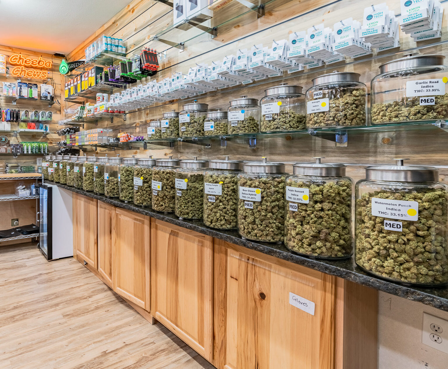 Shelves of Life Flower Medical Marijuana in Denver