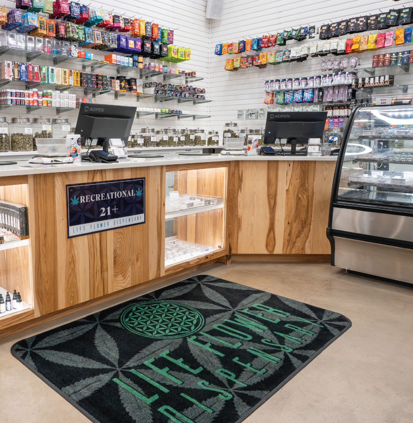 Life Flower RiNo dispensary interior